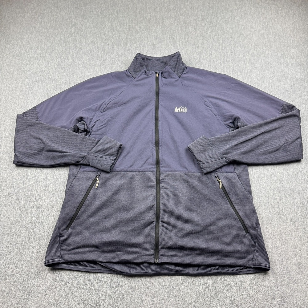 REI Co-Op Jacket Womens 1XL Purple Swiftland Insulated Running Full Zip Outdoor
